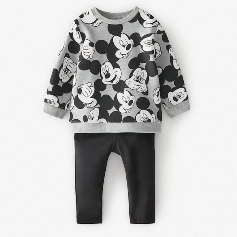 Zara Plush Mickey Mouse Tracksuit